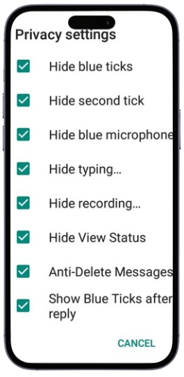 Hide Your View Status
